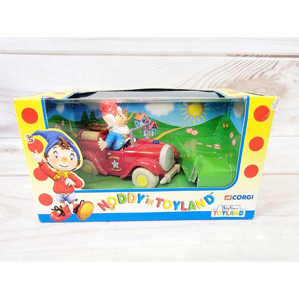 Corgi Noddy in Toyland 69004 Big Ears Fire Engine Red Blytons Toyland W/ Box